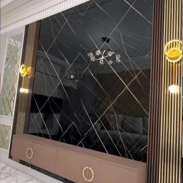 Гибкий мрамор Черная плитка Нижний Тагил