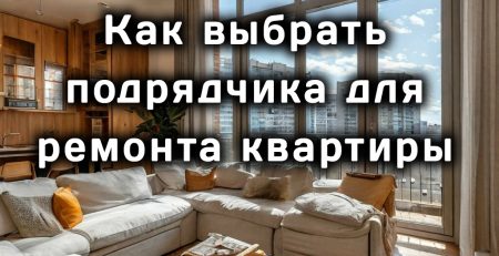 как выбрать подрядчика копия для ремонта квартиры